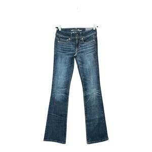 Y2K American Eagle Jeans Women Original Boot Blue 2 Long NWT